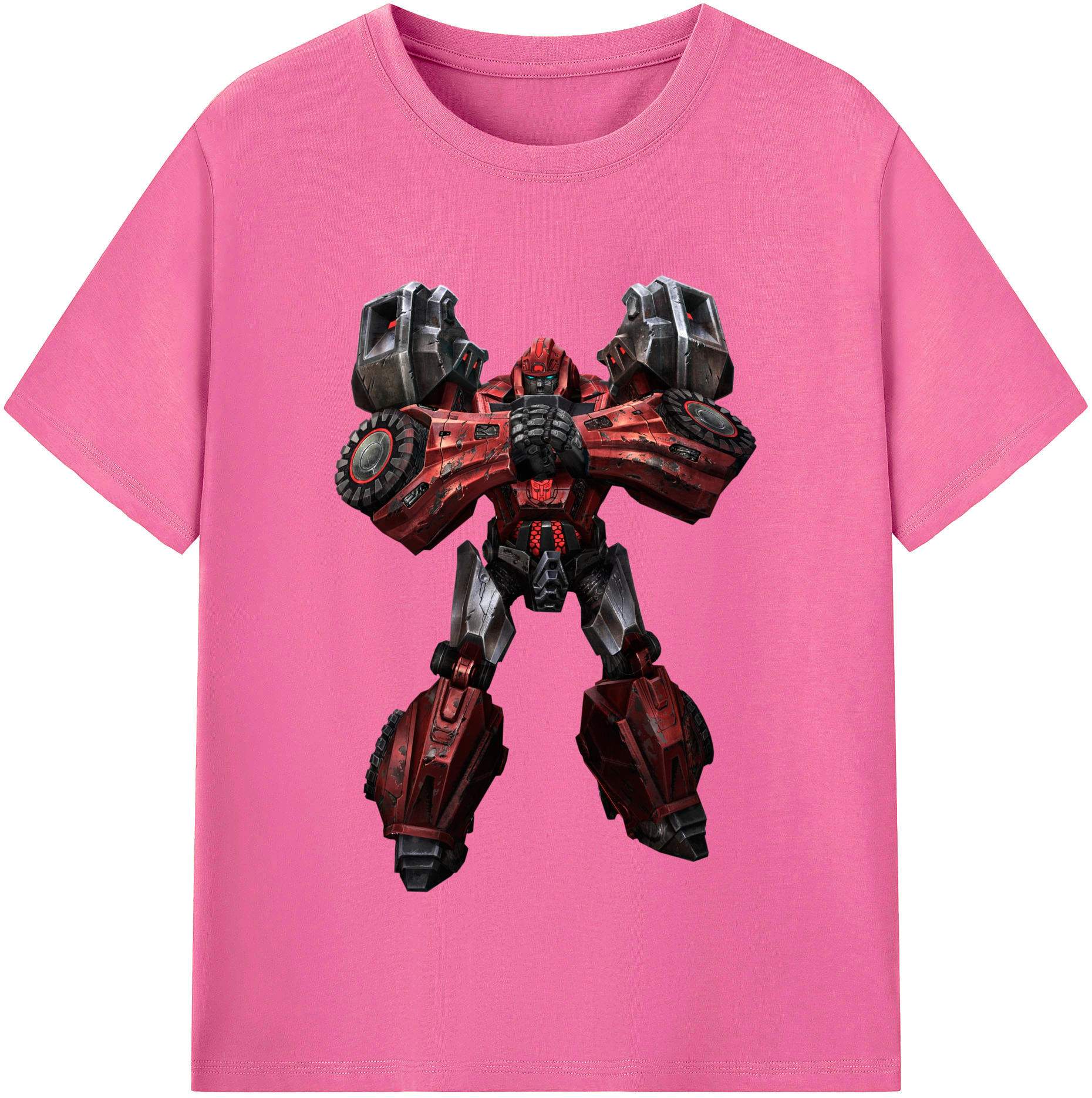 （画像用）  レディースカジュアルプリントTシャツ（綿100％）
